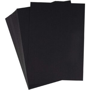 card stock, black stationary paper for post cards and crafts (5 x 7 in, 150 pack)