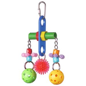 Super Bird Creations SB1087 Tug O' War Bird Toy, Small/Medium Bird Size, 6" x 3" x 1"