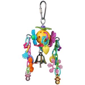 Super Bird Creations SB1088 Birdie Bouquet Bird Toy, Small/Medium Bird Size, 6" x 3" x 2"