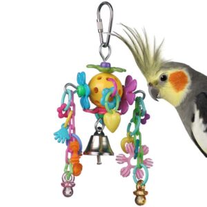 Super Bird Creations SB1088 Birdie Bouquet Bird Toy, Small/Medium Bird Size, 6" x 3" x 2"