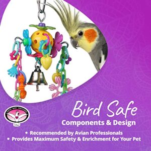 Super Bird Creations SB1088 Birdie Bouquet Bird Toy, Small/Medium Bird Size, 6" x 3" x 2"