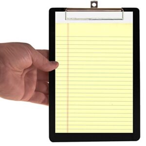 Primo Factotum - Small Clipboards (1/2 size) - Unbreakable - 6” x 9.5” - (2 Pack)