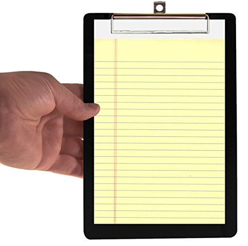 Primo Factotum - Small Clipboards (1/2 size) - Unbreakable - 6” x 9.5” - (2 Pack)