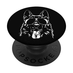 funny proud german shepherd cool dog lover breed gift popsockets popgrip: swappable grip for phones & tablets