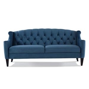 Jennifer Taylor Home Ken sofas, Satin Teal