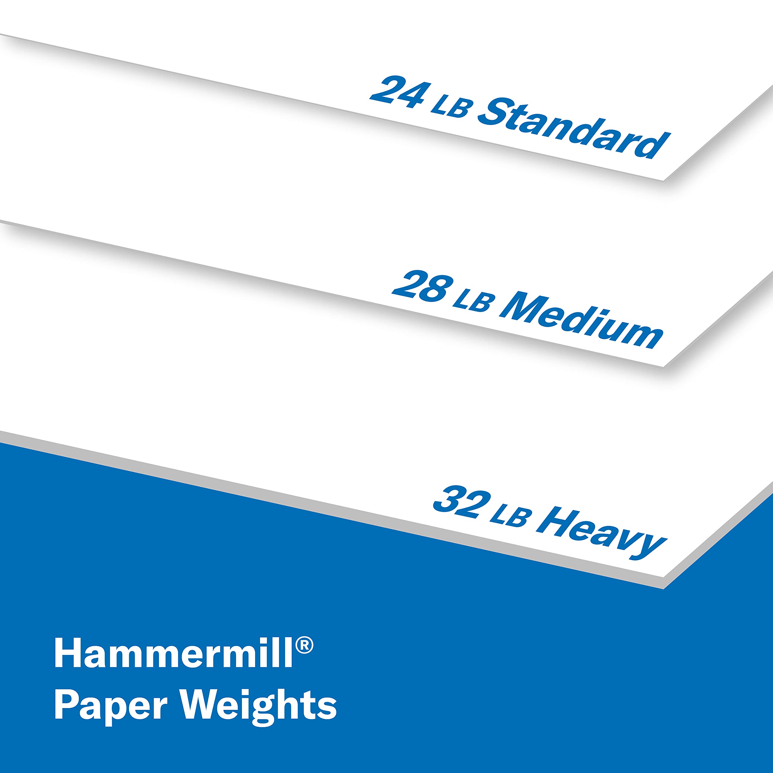 Hammermill Printer Paper, Premium Color 32 Lb Copy Paper, 8.5 x 11 - 1 Ream (500 Sheets) - 100 Bright, Made in the USA, 102630