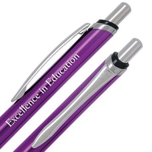 Custom Laser-Engraved Metal Ballpoint Pens With Stylus. Available in 5 Colors - Free Personalization