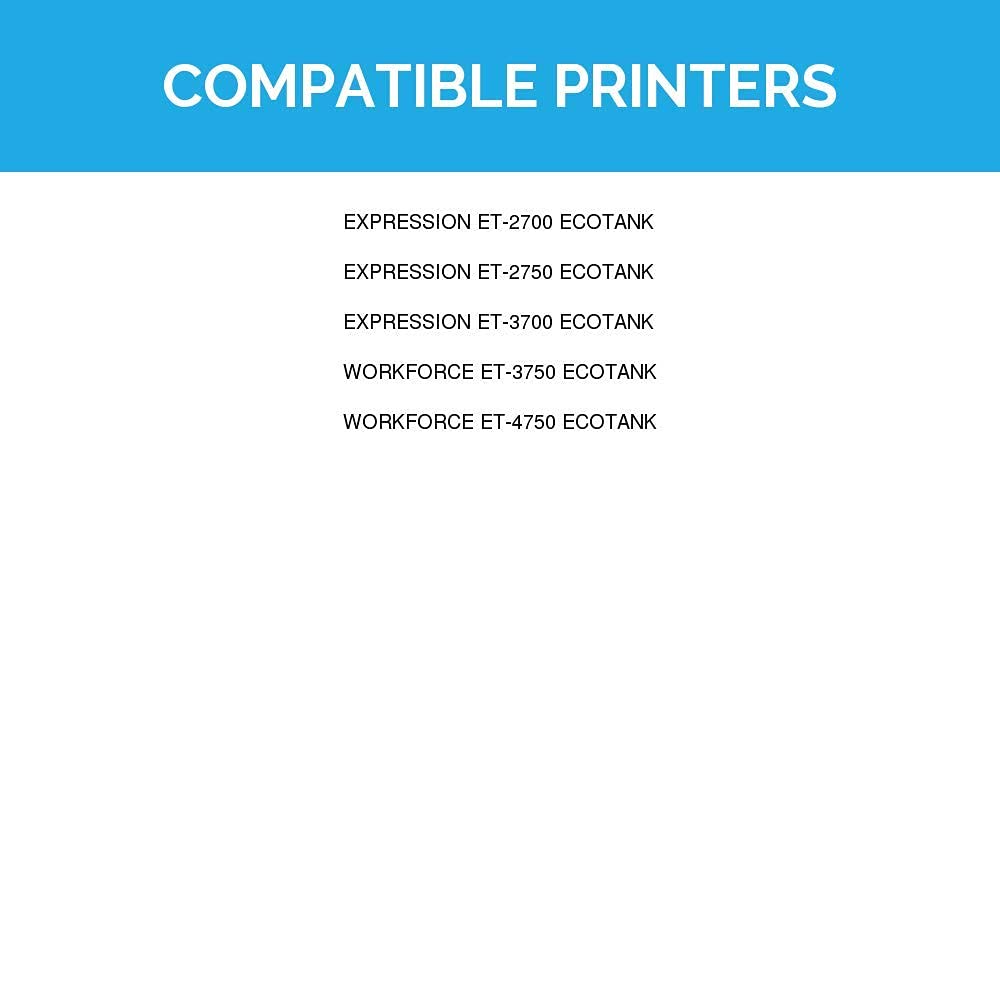 LD Products Compatible Ink Bottle Replacement for Epson 502 T502220-S (Cyan) for use in Epson ET Series, Epson Expression and Epson Workforce