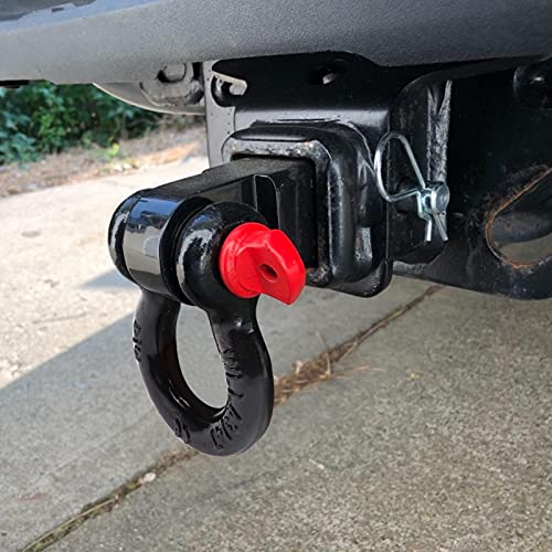 BETOOLL HW9113 2-Inch Shackle Tow Hitch Receiver Compatible with Jeep Wrangler and All Chevy/GMC, Ford, Dodge, Nissan, Toyota Truck 2" Receivers