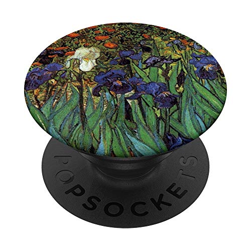 Van Gogh Irises Pop Socket - Van Gogh Art Gift PopSockets PopGrip: Swappable Grip for Phones & Tablets