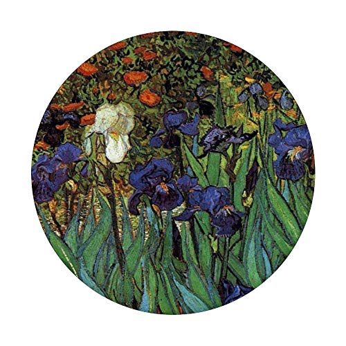 Van Gogh Irises Pop Socket - Van Gogh Art Gift PopSockets PopGrip: Swappable Grip for Phones & Tablets