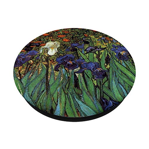 Van Gogh Irises Pop Socket - Van Gogh Art Gift PopSockets PopGrip: Swappable Grip for Phones & Tablets