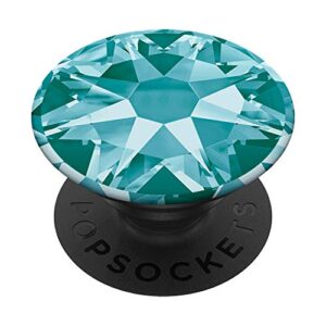 teal grip - grip aquamarine popsockets popgrip: swappable grip for phones & tablets