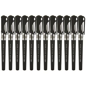 mylifeunit black ink gel pens, 1.0 mm bold point pens, 12 pack