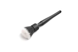 detail factory - synthetic large detailing brush - ultra-soft synthetic bristles, scratch-free, instrument panels, emblems, one long handle, black