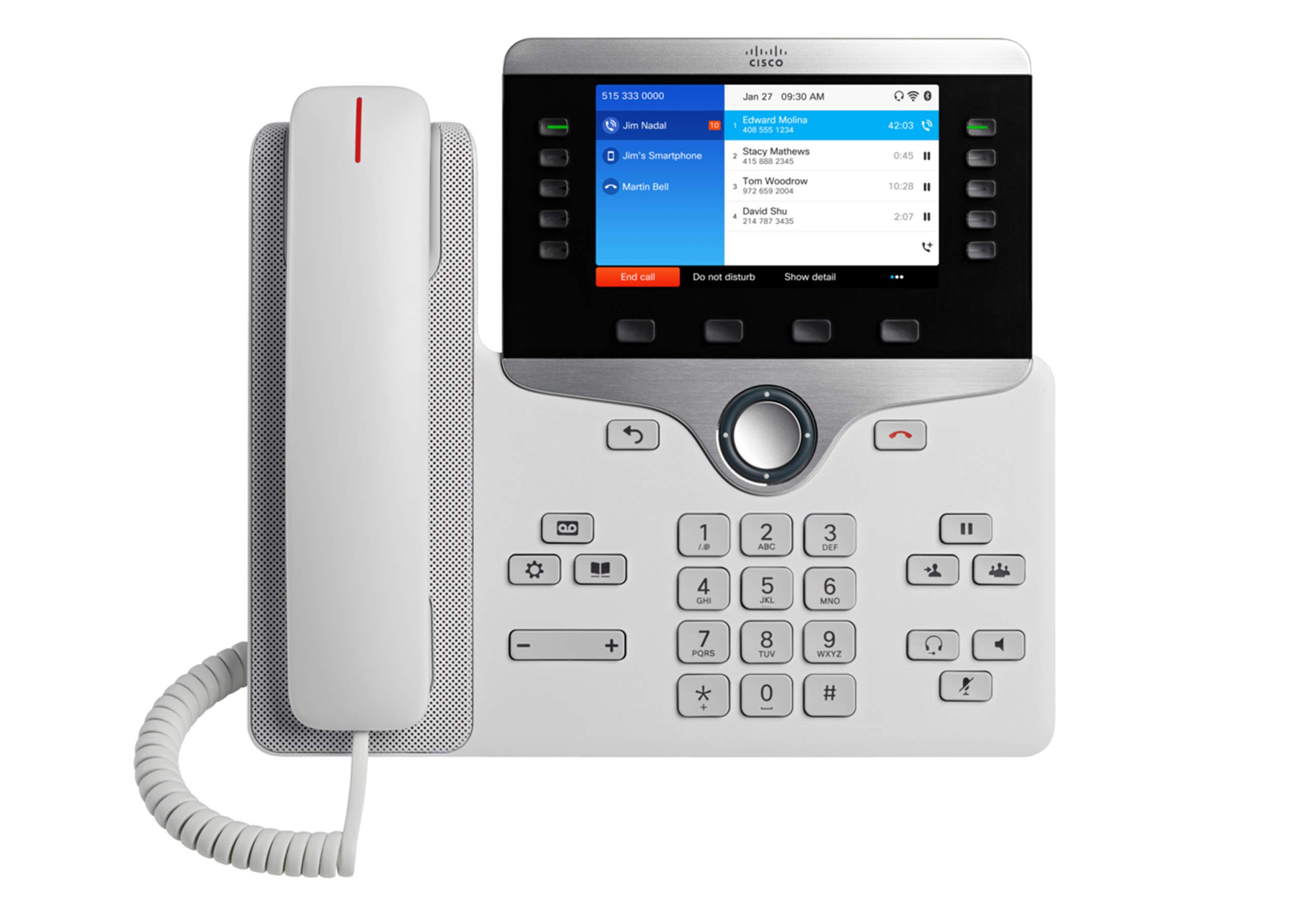 Cisco Business Class VOIP Phone CP-8861-K9= IP, Requires Cisco Communications Manager (Renewed) (Power Supply Not Included)