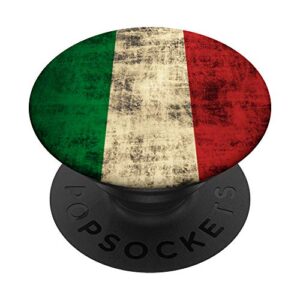 vintage italian flag italy italia popsockets grip and stand for phones and tablets