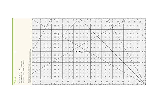 Cricut Acrylic Ruler, 12x24 Clear