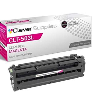 CS Compatible Toner Cartridge Replacement for Samsung CLT-503L CLT-M503L Magenta ProXpress C3010DW ProXpress C3010ND ProXpress C3060F ProXpress C3060FW