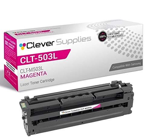 CS Compatible Toner Cartridge Replacement for Samsung CLT-503L CLT-M503L Magenta ProXpress C3010DW ProXpress C3010ND ProXpress C3060F ProXpress C3060FW