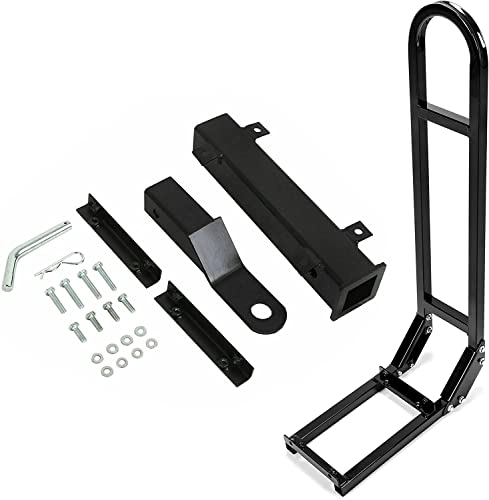 Golf Cart Rear Seat Safety Grab Bar with Trailer Hitch for Club Car EZGO Yamaha