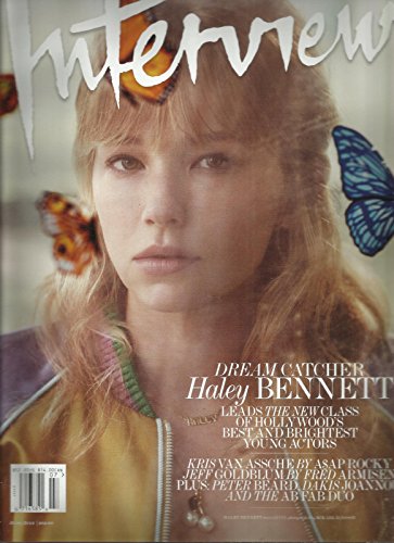 INTERVIEW FASHION MAGAZINE, JUNE/JULY, 2016 DREAM CATCHER HALEY BENNETT