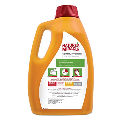 Nature's Miracle Just for Cats Oxy Stain and Odor Remover RED 128 Fl Oz (Pack of 1)