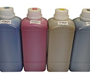 Eco Solvent Ink for Wide Format Sign Printers Using DX4 DX5 DX7 DX9 DX10 DX 11 XP600 TX800 Printhead, Mimaki, Roland, Mutoh (CMYK 4 Liter Set) , Will NOT Work with EcoTank or Small Desktop Printers