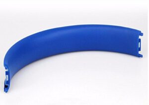 replacement top headband rubber foam cushion pad repair parts compatible with beats studio 2.0 studio 3.0 wired wireless over-ear headphones (blue)