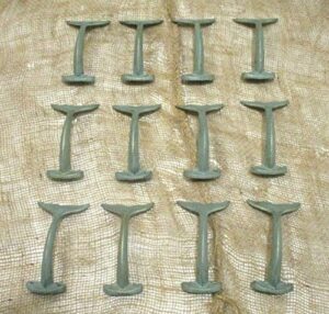 midwest craft house 12 cast iron nautical whale / dolphin tail coat hat towel hooks