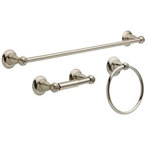 liberty hardware delta porter 3-piece bath accessory kit in brushed nickel-ptr63-bn