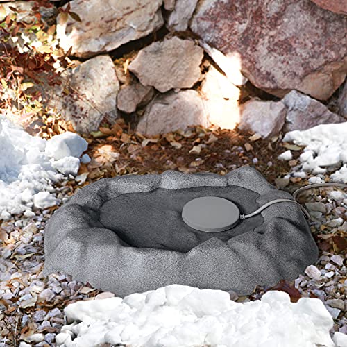 K&H Pet Products Thermo-Birdbath 1 Gallon Outdoor Heated Bird Bath for Wild Birds with Removable Birdbath Heater