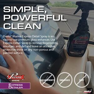 Presta Marine & RV Express Detail - Easy-to-Use Premium Gloss Enhancer/Remove Fingerprints, Smudges, and Dirt/Leaves a Protective Shine Against Salt, Sun & Weathering / 22 Oz. (166622)