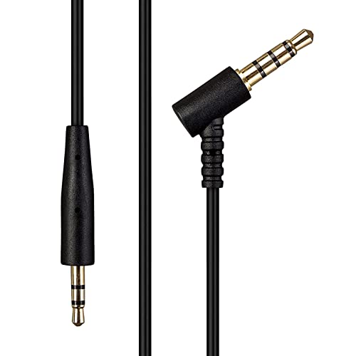 3.5mm to 2.5mm Aux Cable Cord Compatible with QuietComfort QC35II QC35 QC25 On-Ear 2 OE2 OE2i Noise Cancelling Headphones, JBL E45BT E55BT E65BTNC Bluetooth Earphone, Audio Replacement Wire(4ft)