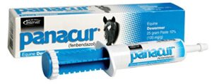 equine paste 10% fenbendazole horse wormer 25 grams 1000 lbs/tube