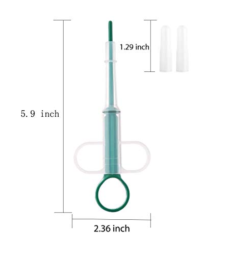 Anzero Pets Feed Solid Pills Gun Pet Pill Dispenser Dog Pill Dispenser Cat Pill Shooter Tablet Soft Tip Syringe Pet Medical Feeding Dispenser for Small Pet