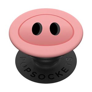 pig nose grip - pink popsoket pig nose design popsockets popgrip: swappable grip for phones & tablets