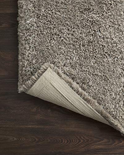 Loloi II Mila Shag Collection MIL-01 Taupe 2'-3" x 3'-9" Accent Rug