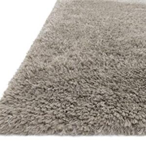 Loloi II Mila Shag Collection MIL-01 Taupe 2'-3" x 3'-9" Accent Rug