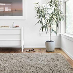 Loloi II Mila Shag Collection MIL-01 Taupe 2'-3" x 3'-9" Accent Rug