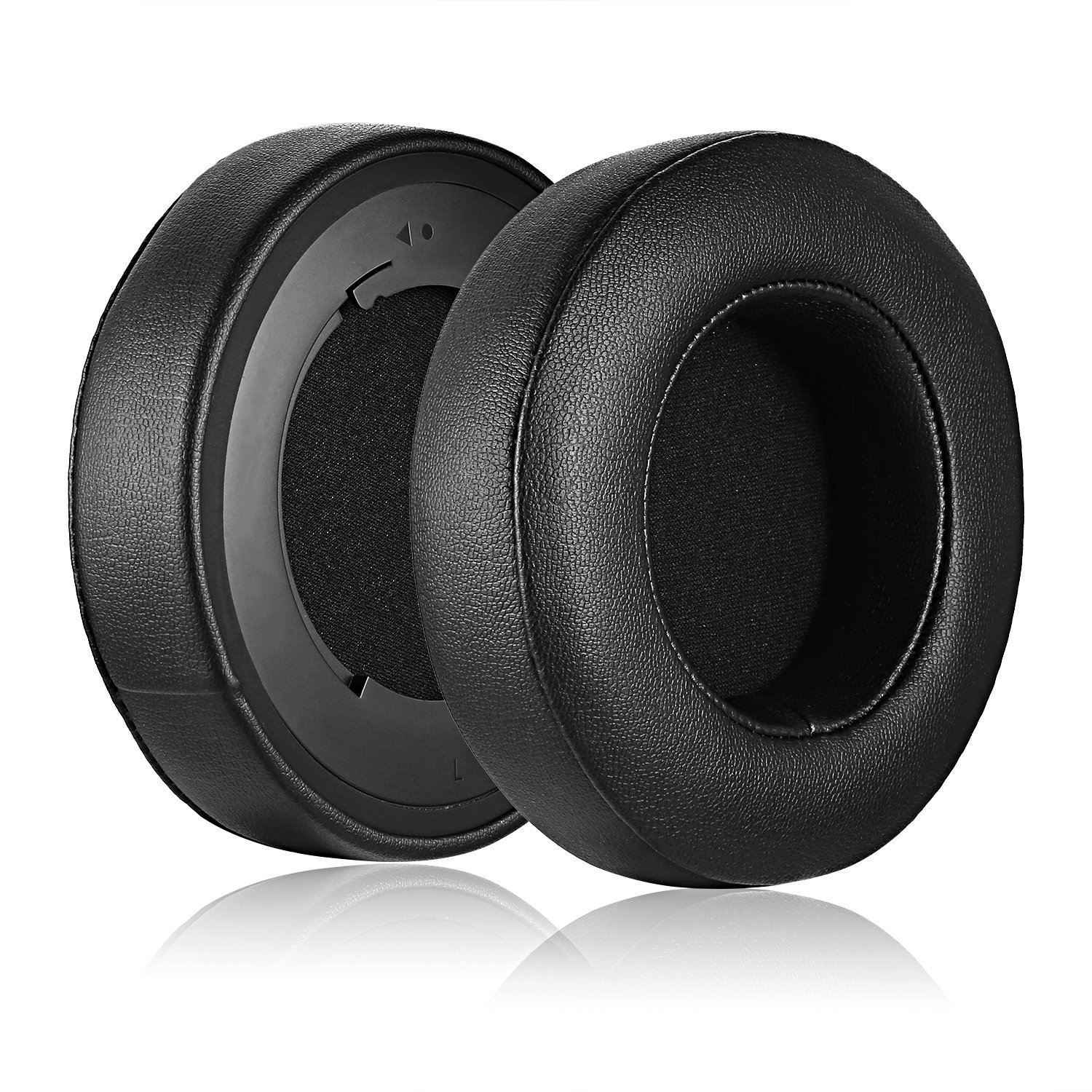 Kraken V2 Earpads, JARMOR Replacement Memory Foam Ear Cushion Kit Pad Cover for Razer Kraken V2 Headphone ONLY – Round (Black)