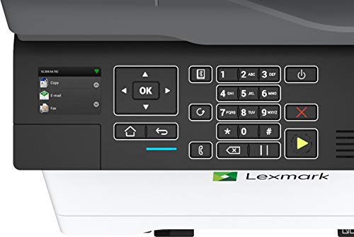 Lexmark Color Printer with Scanner Copier & Fax Laser Multifunction Office Machines (MC2425adw), Grey, Small