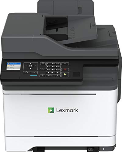 Lexmark Color Printer with Scanner Copier & Fax Laser Multifunction Office Machines (MC2425adw), Grey, Small