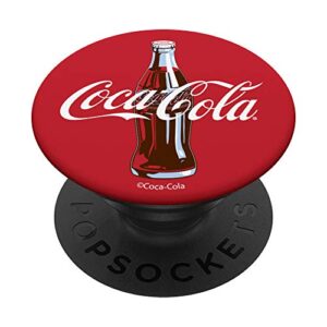 coca-cola red circle retro bottle logo popsockets swappable popgrip
