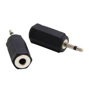 Harmony IR Adapters, Ancable 2-Pack 2.5mm Mono Plug to 3.5mm Mono Jack Connector for Logitech Harmony Hub and IR Blaster, IR Emitter Extenders, IR Repeaters, IR Receivers