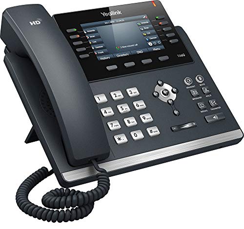 Yealink SIP-T42G Ultra-Elegant Gigabit 12-Line IP Phone (Renewed)