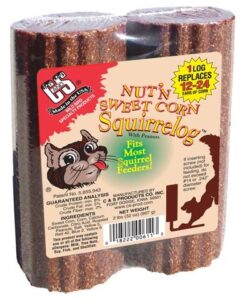 bulk buy of c&s nut'n sweet corn squirrelogs, 16 oz. each