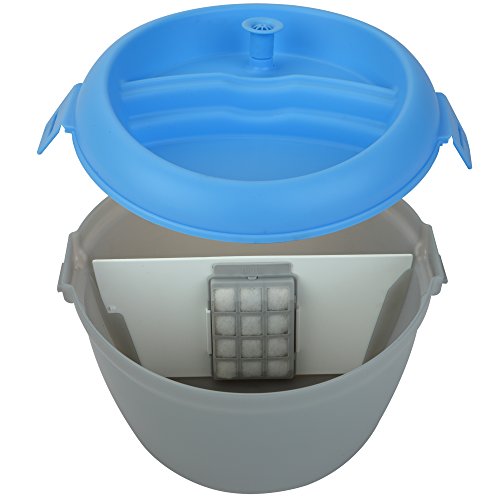 CoolerDog Dog Water Fountain Healthspring Pet Fountain - Ultra Quiet Filtered Water Encourages Hydration, 6L (202oz/1.5Gal)