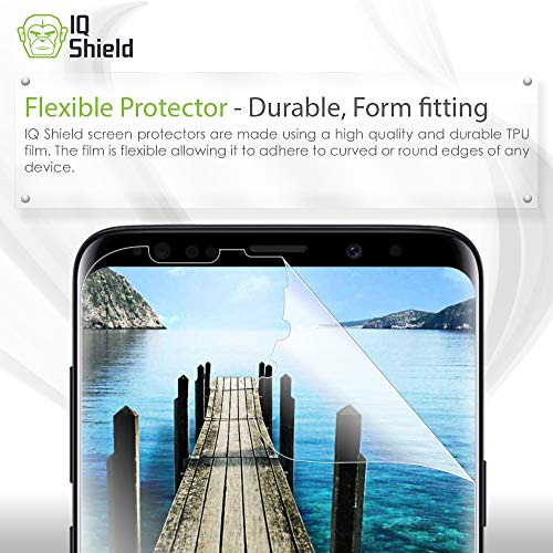 IQShield Screen Protector Compatible with Galaxy S9 (2-Pack)(Case Friendly)(Ultimate Version 2) Anti-Bubble Clear Film