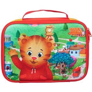 Daniel Tiger's Neighborhood Insulated Lunch Sleeve - Reusable Heavy Duty Tote Bag w Mesh Pocket